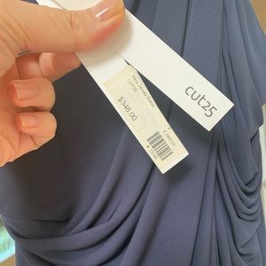 Never worn navy jersey dress